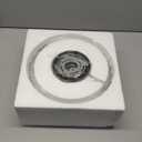 Semi Flush Mount Ceiling Light Fixture Vinatge Black Ceiling Lights Mid Century Modern Clear Glass Close to Ceiling Lighting Fixtures for Bedroom Hallway Foyer Bathroom Kitchen Laundry Room Nursery