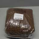 AMOAMI Upgraded Waffle Bath Mat, Super Absorbent Non Slip Bath Mats for Bathroom Floor, Machine Washable Bathroom Rugs with Tassels, Rubber Backed Bathroom Mats, Ultra Soft, 17" x 24",Terracotta