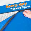 Mattress Bags for Moving and Storage, 2 PACK Mattress Cover - Full Size, Heavy Duty Mattress Bag Reusable Mattress Storage Bags With Durable Handles and Zipper -Moving Supplies Moving Bags - Full Size