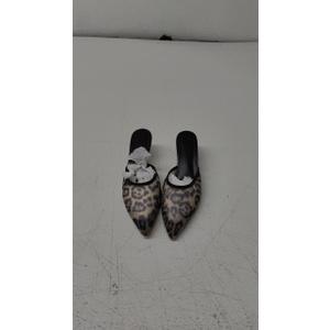 Women Kitten Heels Mules Closed Pointed Toe Slip on Backless Stiletto Slingback Heels Wedding Dress Pumps Shoes 7.5