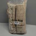 Collive Hallway Runner Rug, 2' x 5' Soft Washable Tan Contemporary Modern Laundry Room Indoor Hand-Woven Cotton Carpet for Bedroom Entryway Front Door Farmhouse Kitchen