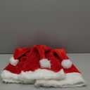 BOSONER Santa Hat: Christmas Hat Adult - Santa Hat for Women and Men - Led Santa Hat (1 Pack With Led)