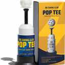 BB Swing Club Pop Tee, Pop-Up Baseball Trainer for Hitting Practice, Tee Popper Training Equipment with Ball Launcher Action, Skill Development Tool for Timing, Contact, and Swing Mechanics