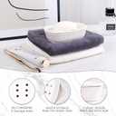 ANTIS'S HOME Ceramic Soap Dish, Self-draining Soap Holder, Double Layer Bar Soap Holder, White Draining Soap Dishes for Bathroom Shower Kitchen, Minimalist Vintage Style, Keep Soap Dry