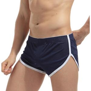 AIMPACT Mens Mesh Booty Shorts 3 Inch Sexy Smooth Lounge Active Shorts Ranger Panties. L Size