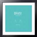 LaVie Home 30 x 30 Picture Frame Black Poster Frame, Display Pictures 24x24 with Mat or 30x30 Without Mat, Frame and Polished Plexiglass, Suitable for Photos, Artworks, Posters