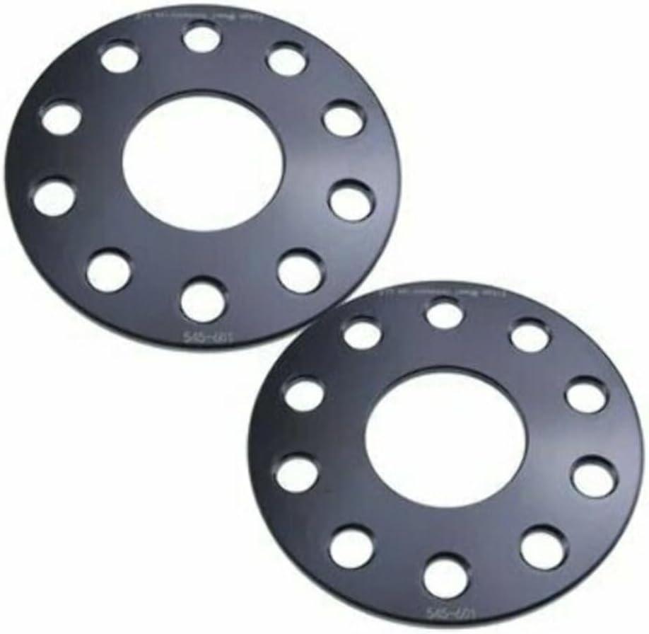 3mm 5x4.5 Hubcentric Wheel Spacers - Wider Stance, Increased Clearance, Fits Toyota Camry MR2 Supra Lexus IS250 IS350-3mm, 5x114.3, 60.1mm Hub, Pair of 2 - Black