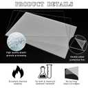 Roowest Thick Clear Acrylic Sheets Plastic Panels Sheets Cut to Size Cast Acrylic Board Panel with Protective Film for Craft DIY Projects Sign Frame(24 x 48 Inch, 1/4 Inch, Transparent, 2 Pcs)