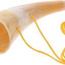 SUPVOX Viking War Horn, Ox Battle Trumpet with Strap Loud Sound Norse Cosplay Festivals Ceremonies Medieval Horn Instrument Unique