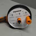 Drain Auger, Clog Remover with Drill Adapter, 25 Feet Flexible Plumbing Snake Use Manually or Powered for Kitchen, Bathroom and Shower Sink, Comes with Gloves (orange)