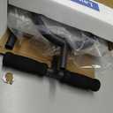 Lawn Aerator Automatic Dirt and Leaf Clean Design,Pre-Assembled 15 Iron Spikes Metal,Soil Lawn Aerating Tools for Yard Lawn and Garden, Lawn Aerator Spikes aerating Tool (Black)