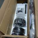 70 inch Large Ceiling Fan with Lights, Outdoor Ceiling Fan for Patio Damp Rated, 3 Blades Propeller Wood Ceiling fans with light, Reversible Quiet DC Motor for Exterior Porch Farmhouse Gazebo (Dark Walnut)