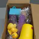 Bath Duck Toy with Light and Music, Toddlers Bathtub Toy with Marble Run, Floating Swimming Duck, Baby Shower Toy