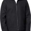 Nautica Men's Wool Blend Lightweight Insulated Jacket – Printed Daimond Quilted Interior Small