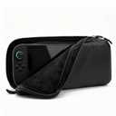 FANPL Slim Travel Case for Nintendo Switch 2 with Durable Ballistic Leather Exterior & Soft Micro-Fiber Padded Interior for Ultimate Protection (Black)