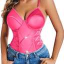 Avidlove Lingerie for Women Sexy Corset Garter Lingerie Set One Piece Teddy Bodysuit Boudoir Outfit,L