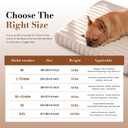 Dog Beds for Large Sized Dog, Orthopedic Pet Bed with Waterproof Lining, Soft Short Plush Surface & Egg Crate Foam, Machine Washable Pet Bed with Removable Cover & Anti Slip Bottom