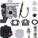 SRM 225 Carburetor Kit for Echo SRM225 GT225 GT225i PE225 PAS225 SHC225 PPF225 SRM225i SRM225SB SRM225U GT225L GT225SF PPF235ES PPT235ES SHC225S Trimmer Weedeater Parts