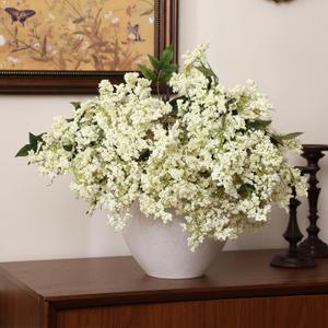 Zeyune 3 Pcs Spring Green Faux Berry Stem Realistic Sedum Stem Spray Artificial Flowers Picks Branches Fake for Wedding Holiday Seasonal Farmhouse Mantel Harvest DIY Home Decorations