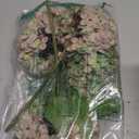 10Pcs Fake Flowers Artificial Silk Hydrangea Flowers Bouquets Faux Hydrangea Stems for Home Wedding Party Table Core Autumn Garden Halloween Decoration (Dusty Purple)