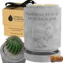 Candle Planter Hug in a Jar Romantic, Aromatherapy Candles - Natural Soy Wax, Long-Lasting 50-Hour Burn, Lavender Scents - Gifts for Him, Her, Couple, Husband and Wife Birthday Gift Ideas, Unique Cool