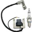 UOIENRT 751-10366 951-10854 Ignition Coil Replacement for 1P70FU 1P70FUA Replacement for Lawn Mower CC46ES CC550ES Replace 951-10366 751-10366