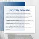 2 x Anti-Billowing Shower Curtain Weights Pouch for Splash-Free Bath Experience | Filled Pouches Prevent Shower Curtain Liner from Blowing | 4 Pack | 4.2oz Each