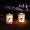 20 Pack White Yahrzeit Candles - Yahrzeit Memorial Candles, Memorial Bereavement Gifts for Loss of Loved One, Jewish Sympathy, Natural Soy Wax Hand Poured