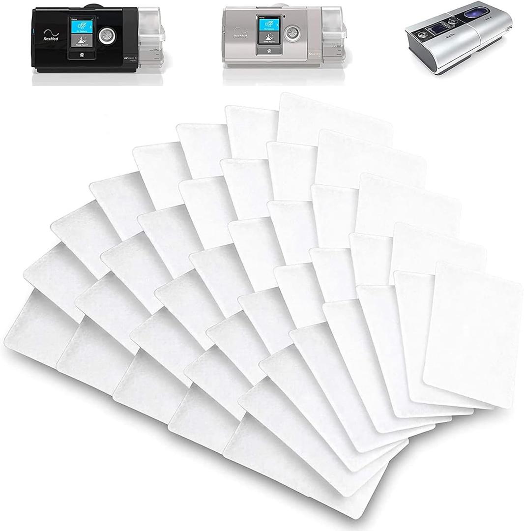 Universal Remsed CPAP Filter for ResMed AirSense 10 (40 Packs), ResMed AirCurve 10, ResMed S9, AirStart, Series CPAP Machines