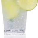 Party Essentials Disposable Hard Plastic Drinking Cups/Party tumblers/Pint Glasses, 8 oz, 60-Count, Clear