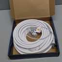 Cool White Neon Rope Lights, Flexible 120V LED Light Strip, SMD2835 120LEDs/M Outdoor Waterproof Plug & Play Neon Lighting with 2M UL Plug for Home Building Commercial Decor, 30M/98.4Ft