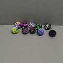 PAKSPAK 10 Pack Moon Bouncy Balls for Kids, Super High Bouncing Balls, Party Favors for Kids