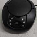 GPX, Inc. Portable Top-Loading CD Boombox with AM/FM Radio and 3.5mm Line in for MP3 Device - Black (Pack of 1)