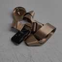 Veki Cross Luggage Straps Set TSA Approved with Lock Adjustable Travel Suitcase Belts Suitcase Tags with Name ID Card Packing Straps for Suitcases Strap Travel Accessories (Khaki*2pcs)