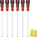 IEBUOBO Extra Long Torx Star Screwdriver Set T10 - T30 Screwdrivers Length 12-inch 6-Piece