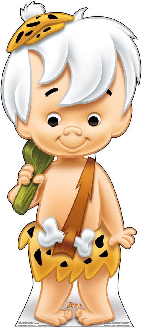 Cardboard People Bam Bam Rubble Life Size Cardboard Cutout Standup - Hanna-Barbera The Flintstones (One Size)