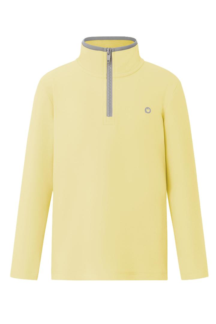 PATPAT Boys Quarter Zip Pullover Thermal Sweater Yellow 11-12Y (L)