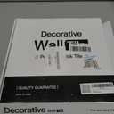 Art3d 100-Pieces Peel and Stick Stainless Steel Backsplash Self-Adhesive Metal Tiles, 3" x 6" Subway Stove Backsplash (Not Magnetic)