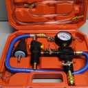 Vacuum Type Coolant Filling Tool Kit, Automotive Radiator Purge and Antifreeze Refill Tool Housing Hose with Adapter for Most Cars, Vans, SUVs and Trucks (Red-1)