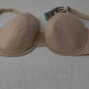 Vanity Fair Women's Full Figure Beauty Back Smoothing Bra, 4 Way Stretch Fabric, Lightly Lined Cups up to H (38G, Underwire - Beige)