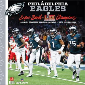 Philadelphia Eagles Super Bowl 2023 12x12 Team Wall Calendar