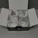 Vintage Straight Line Highball Cocktail Drinking Glasses and Tumblers 10oz, 12oz (10 oz, Set of 4)