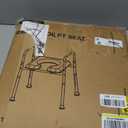 Soundfuse Toilet Seat Riser for Seniors, FSA HSA Eligible Raised Toilet Seat with Handles, Adjustable Height & Width, 400lb Handicap Elevated Toilet Seat, Fit Any Toilet (Grey)