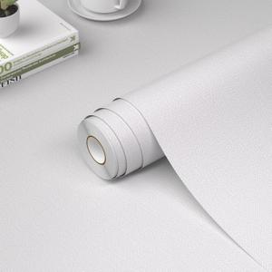 WADILE Grasscloth Peel and Stick Wallpaper 15.7in x 787.4in, Textured Contact Paper for Cabinets, Faux Linen Wall Paper Pull and Stick, Fabric Vinyl Wallpaper Self Adhesive White