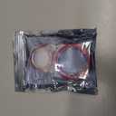 LECART Car Interior Accessories Fit for Ford Explorer 2024 2023 2022 2021 2020 PRND Shift Knob & Drive Mode Knob Covers Auto Decoration Stylish Metal Decal Decor Trims Red 2Pcs