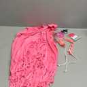 70s Disco Outfits Hippie Clothes Costume for Women, 5 Pcs 60s 70s Hippie Accessories Halloween (XX-Large, Pink)