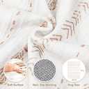 Nakagishi Area Rug Living Room Rugs: 4x6 Soft Machine Washable Boho Neutral Farmhouse Stain Resistant Moroccan Indoor Floor Carpet for Bedroom Nursery Kids Entryway Kitchen Entry Bedside Home- Brown