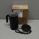 Instant Pot Milk Frother, 4-in-1 Electric Milk Steamer, 10oz/295ml Automatic Hot and Cold Foam Maker and Milk Warmer for Latte, Cappuccinos, Macchiato, From the Makers of Instant 500W, Black