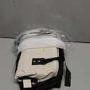 LOVEVOOK Laptop Backpack for Women, 15.6 Inch Work Business Backpacks Purse With Large Capacity, Waterproof Nurse Bag College Bookbag for School, Waterproof Casual Daypack for Travel (Beige-black)