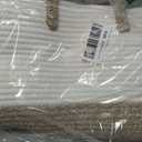Laundry Basket,Woven Cotton Rope Laundry Hamper,Versatile Storage for Dirty Clothes,Baby Toys,and Blankets in Bathroom, Nursery,and Living Room (Brown, 60L)